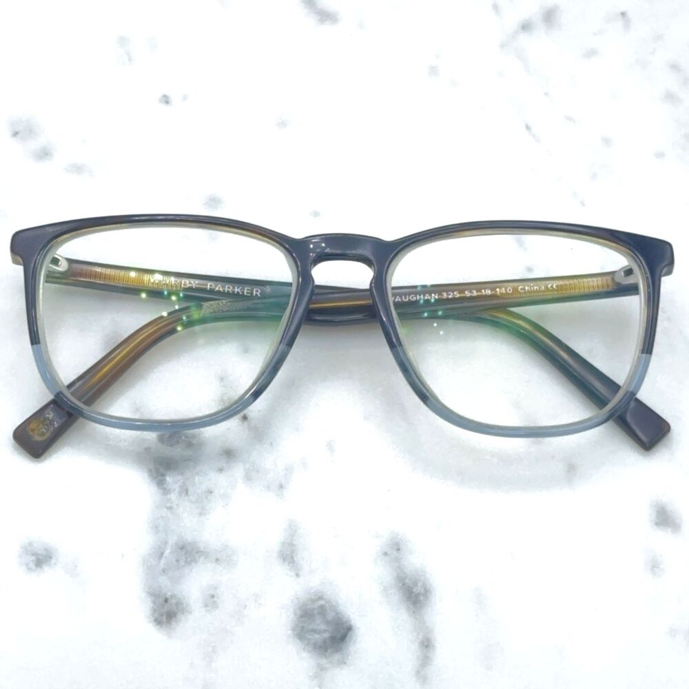 Warby Parker Vaughan 325 Eastern Bluebird Fade Eyeglasses Frames Only 53-18-140